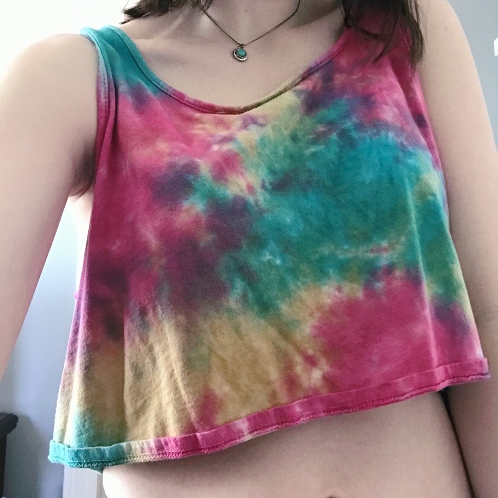 Tie dye crop top